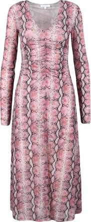 Patrizia Pepe Midi Jurken - Dames - Casual kleedjes - Veelkleurig - S - Polyester - Kleedjes