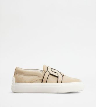 Tod's Kate Slip-Ons in Suede