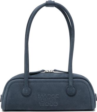 Marge Sherwood Tassen, Dames, Blauw, ONE Size, Leer, Soft Boston