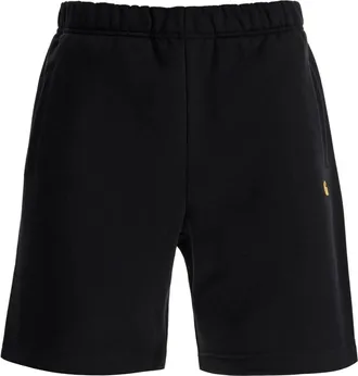 Carhartt Work in Progress Sportieve Bermuda Sweatshorts met Zakken - Heren - Korte Broeken - Zwart - L - Katoen - Korte Broeken