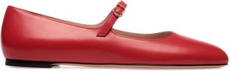 Bally brushed leather mary-jane shoes - women - Rubber/Calf Leather/Calf Leather/Calf Leather - 37.5 - Red