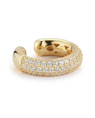 Glaze Jewelry 14K Over Silver CZ Ear Cuff