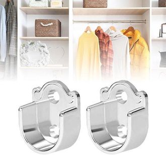 OEM Dailygoods - Soporte Para Tubo En Forma De U - Soporte Para Perchero