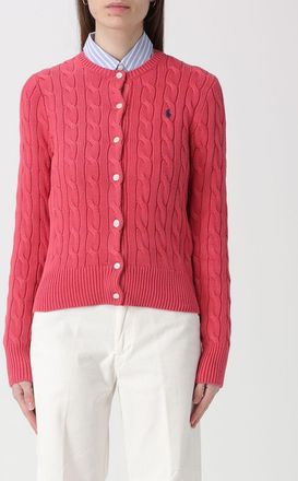 Polo Ralph Lauren Cardigan a girocollo in cotone intrecciato con logo Pony Polo Ralph Lauren