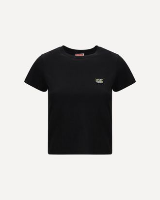 Kenzo Cotton T-shirt with the embroidered Wild Tiger Female XS