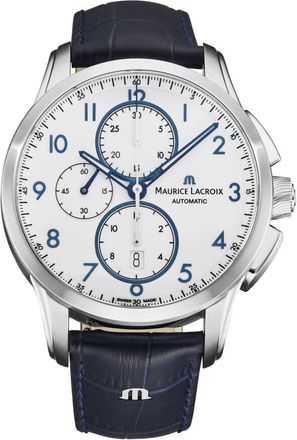 Maurice Lacroix Pontos Chronograph Automatic White Dial Mens Watch PT6388-SS001-120-4