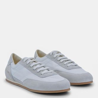 Common Projects Nylon and Suede Low-Top Sneakers - White