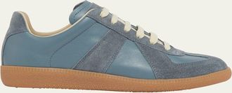 Maison Margiela Replica Suede & Leather Sneakers
