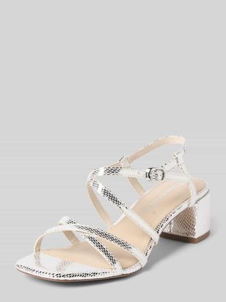 Tamaris Tamaris Sandaletten mit Dornschlie&szlig;e in Silber, Gr&ouml;&szlig;e 37