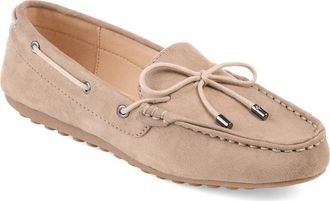 Journee Collection JOURNEE Thatch Slip-On Loafer in Taupe at Nordstrom Rack, Size 9