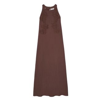 Ermanno Scervino Maxi Dresses, female, Brown, Size: XS Ermanno Firenze Dresses