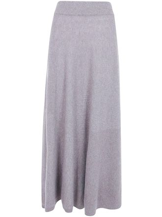 Emporio Armani Skirt Wool Cashmere Earth Gray