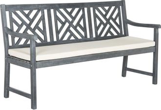 Safavieh Indoor/Outdoor Bradbury 3 Seat Bench