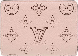 Louis Vuitton Pink Mahina Leather Wallet (Bi-Fold) (Pre-Owned)