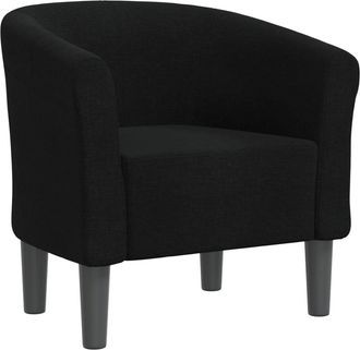 vidaXL Sill&oacute;n De Tela Negra Vidaxl