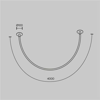 Maytoni Maytoni Tau L&aacute;mpara De Techo Led Semiempotrada Moderna Integrada, Dorada, 3000 K, 2200 Lm, Pantalla Blanca