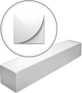 NMC Nmc - Curve-box Arstyl Noel Marquet 1 Caja 6 Piezas 3d Revestimiento Mural Dise&ntilde;o Moderno Blanco 0,84 M2