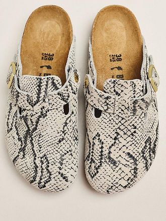Birkenstock Printed Boston Clogs