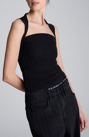 Kenneth Cole Queen Anne Neck Top in Black at Nordstrom, Size X-Small