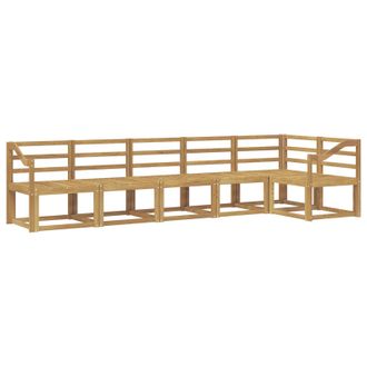 vidaXL Conjunto De Sof&aacute;s De Exterior 6 Pcs Blanco Vidaxl