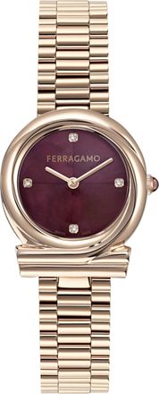 Ferragamo Gancini Twisted Diamond Watch