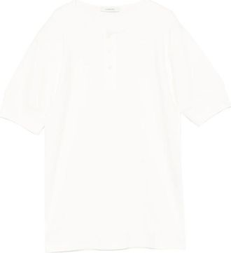 Christophe Lemaire Henley Ribbed Top