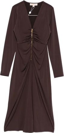 Michael Michael Kors Abito con zip - Marrone
