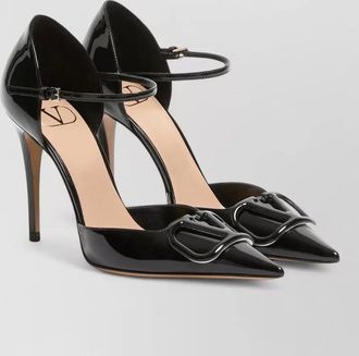 Valentino patent leather dorsay pumps
