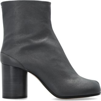 Maison Margiela Tabi Laarsjes met Hak - Dames - Laarzen met Hak - Grijs - 39 EU - Leer - Schoenen