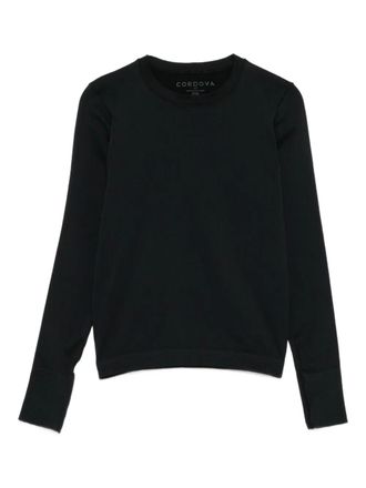 Cordova crew-neck baselayer top - Black