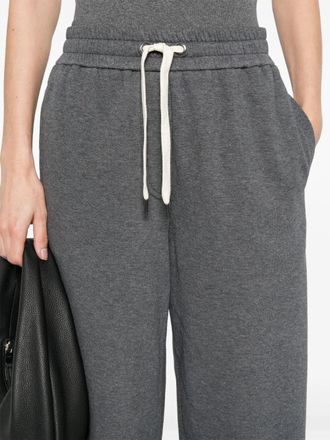 Brunello Cucinelli Womens Drawstring Track Pants Gray Ss25 W
