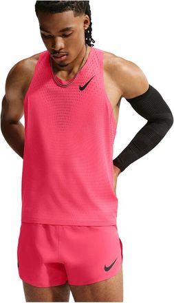 Nike AeroSwift Singlet - Heren - Sport - Rood - Maat: XL Taf