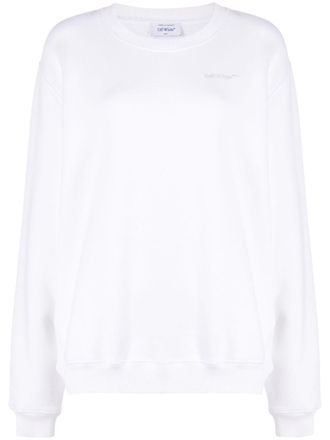 Off-white Sweater met Arrows print - Wit