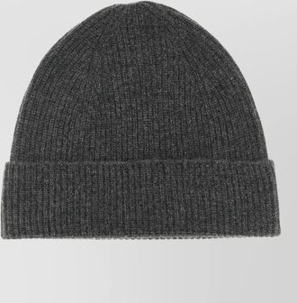 Ballantyne ribbed cashmere beanie