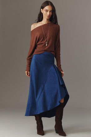 Line & Dot Sina Ruffle Midi Skirt