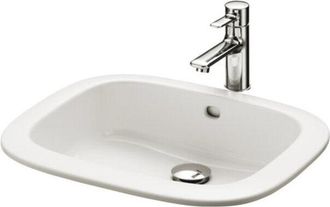 Toto Toto - lavabo encastr&eacute;, rectangulaire, sans robinetterie, avec