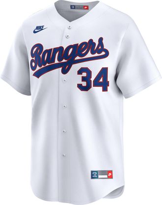 Nike Nolan Ryan Texas Rangers Cooperstown Nike Mens Dri-FIT ADV MLB Limited Jersey in White | CO25TXC1Q45-HD8