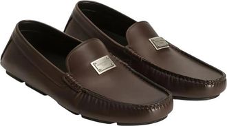 Dolce & Gabbana DG Driver Loafers - Heren - Loafers - Bruin - 42 EU - Leer - Schoenen