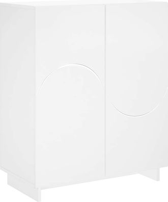 vidaXL Armario Zapatero 73 X 38 X 87,5 Cm Madera De Ingenier&iacute;a Blanco Vidaxl