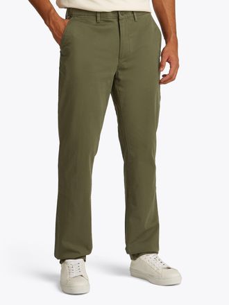 Tommy Hilfiger Chinohose TOMMY HILFIGER DENTON CHINO SATIN, Herren, Gr. 32, L&auml;nge 32, gr&uuml;n (army gr&uuml;n), Web, Obermaterial: 98% Baumwolle, 2% Elasthan, unifarben, ger