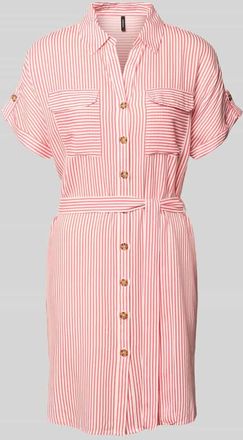 Vero Moda Flie&szlig;endes Freizeitkleid aus reiner Viskose Modell BUMPY in Apricot, Gr&ouml;&szlig;e XL