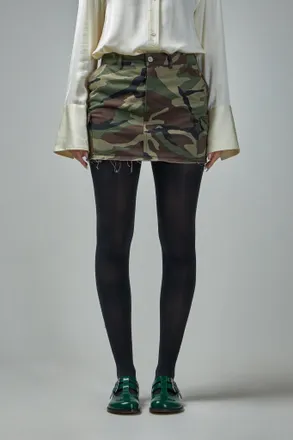 VETEMENTS Cargo Camo Mini Skirt