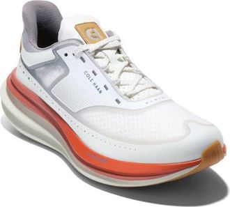 Cole Haan &Oslash;riginalGrand Quadstar Running Shoe in White/Titanium/Silver Birch at Nordstrom, Size 11.5