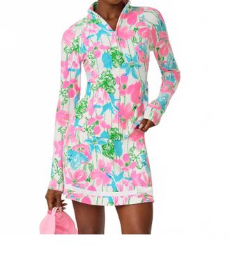 Lilly Pulitzer Luxletic Marilla High Rise Skort In Resort White Viney Liney