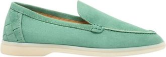 Scarosso Ludovica Premium Loafer - Dames - Loafers - Groen - 39 EU - Su&egrave;de - Schoenen