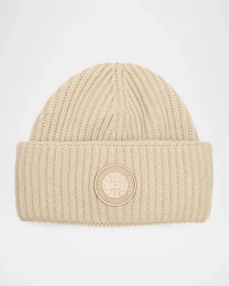 Canada Goose Men & apos;s Tonal Disc Wool-Cashmere Beanie