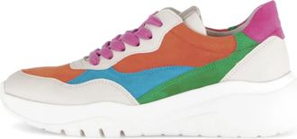 Gabor 63.451.22 Lage Sneaker - Dames - Sneakers - Veelkleurig - 38 EU - Leer - Schoenen