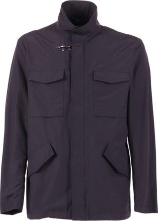 Fay Explorer Field Black Clasp Casual Jacket