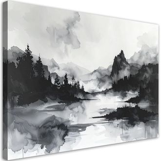 Feeby Impresi&oacute;n De Imagen, Monta&ntilde;as En La Niebla, 120x80