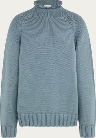Ferragamo Uomo Maglia a lupetto Verde